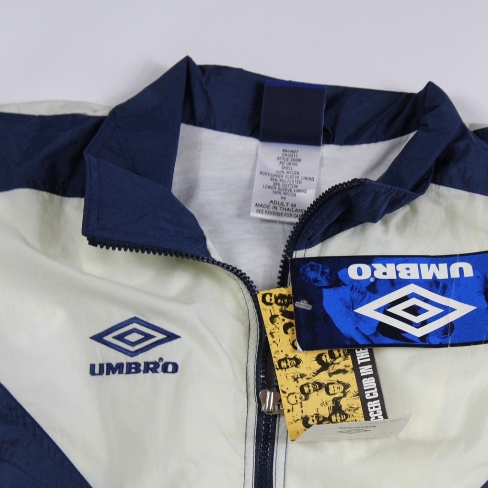 Vintage New Umbro World Cup Soccer Jacket Blue Men - Picture 4 of 6